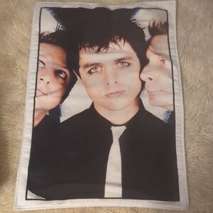 Green Day Pop Punk band merchandise wall hang or small towel 40x28